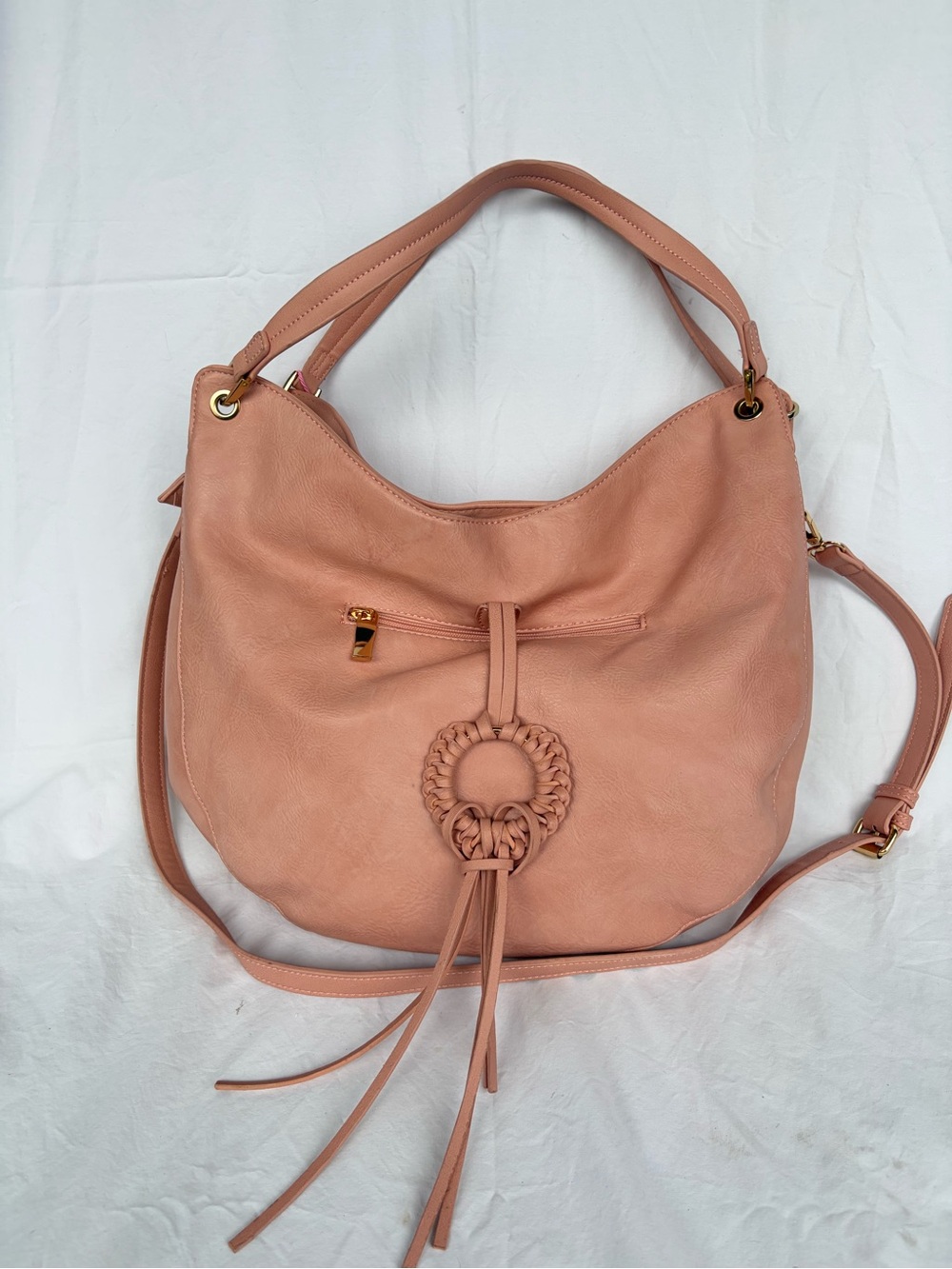 Pinu Braided Tassel Hobo Shoulder Bag - Women